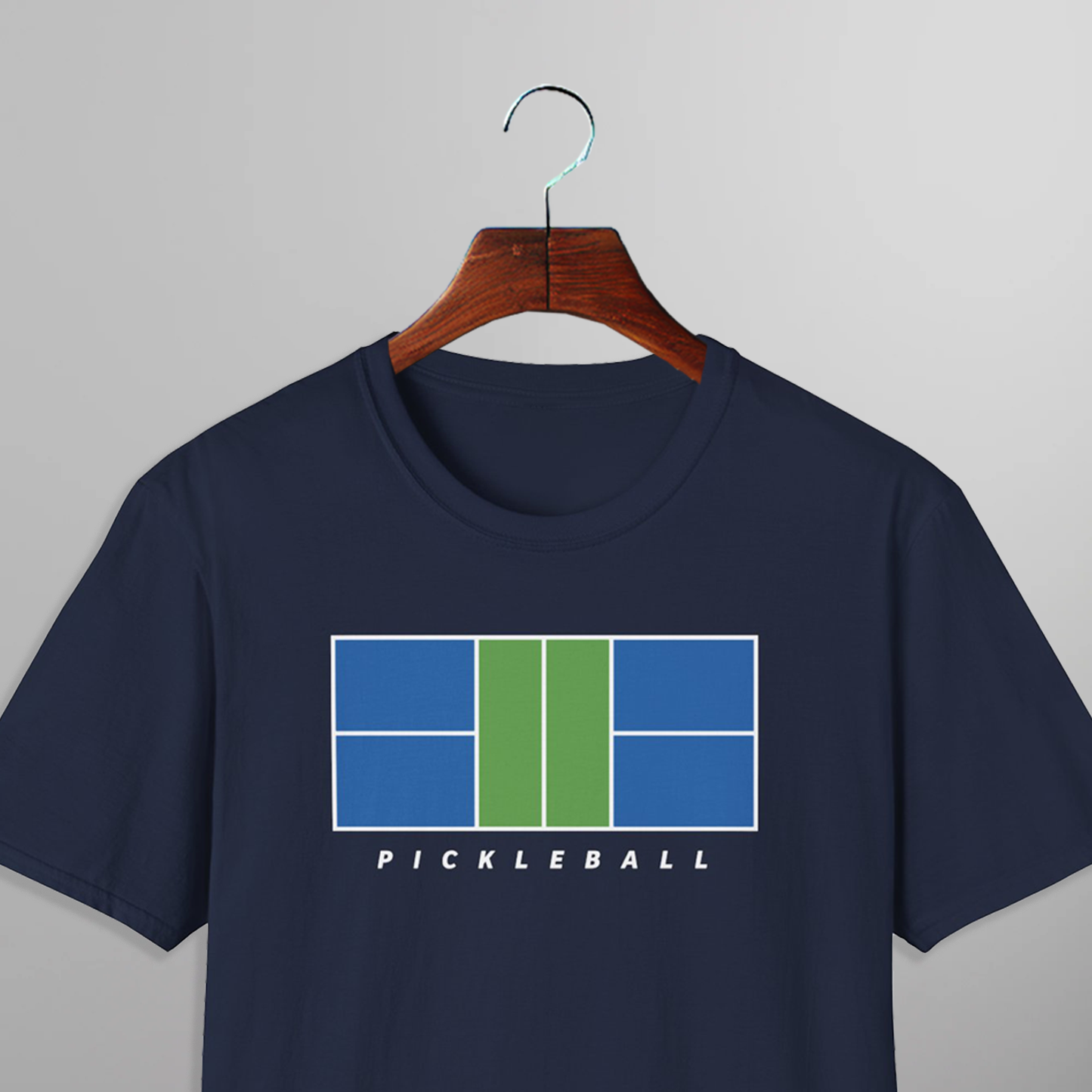 Pickleball Lover T-shirt, Green Court