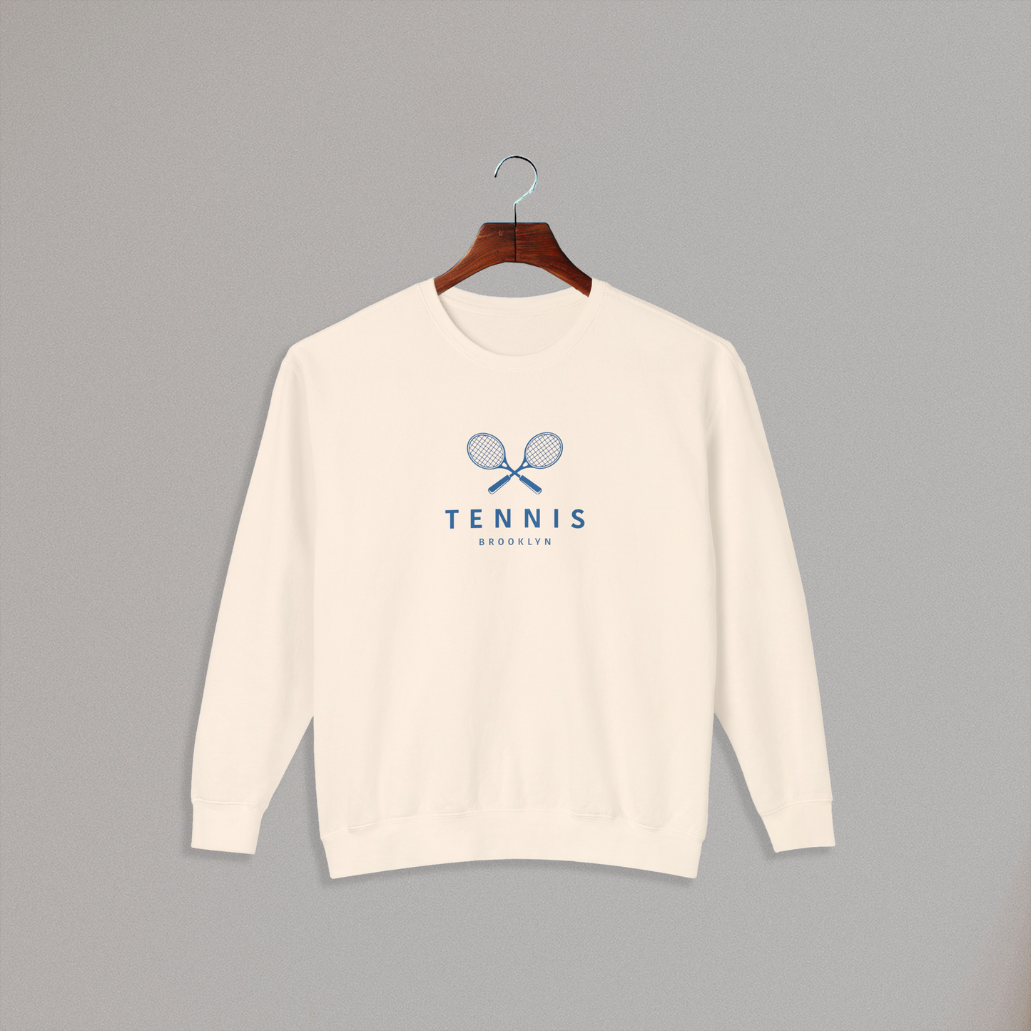 Brooklyn Tennis Sweatshirt, 100% Cotton